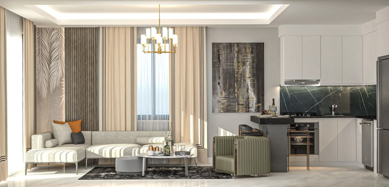 Квартира в Алании, Турция, 56 м² - фото 6