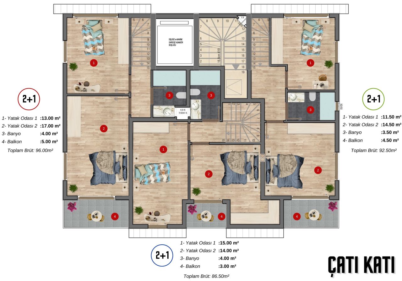 Пентхаус в Алании, Турция, 86 м² - фото 6