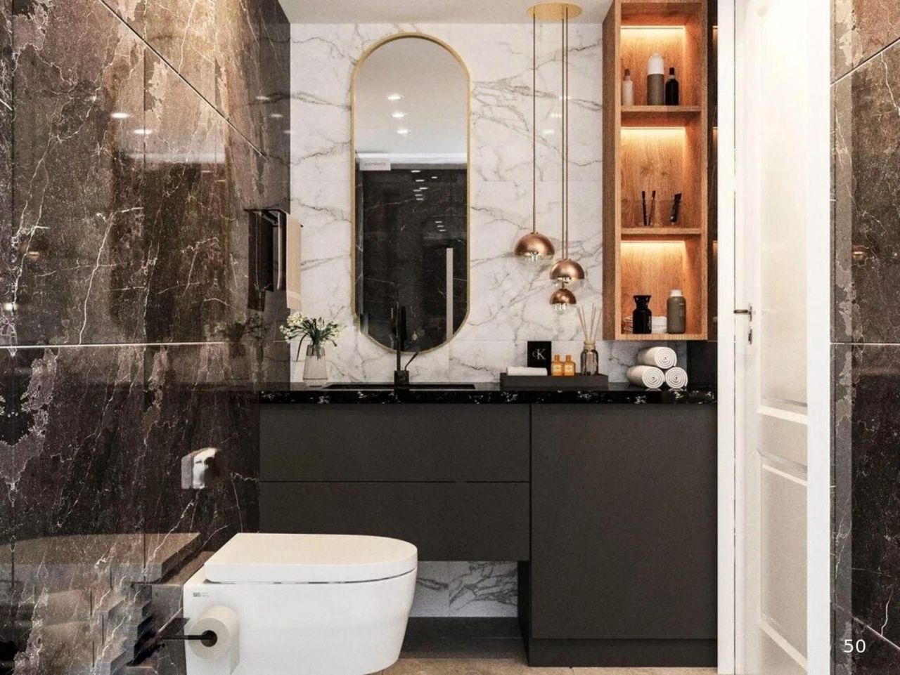 Квартира в Алании, Турция, 52 м² - фото 6