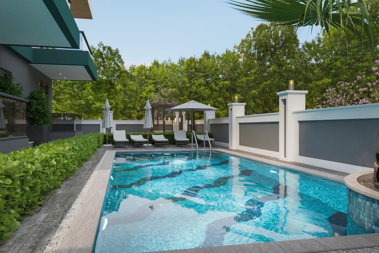 Квартира в Алании, Турция, 50 м² - фото 6