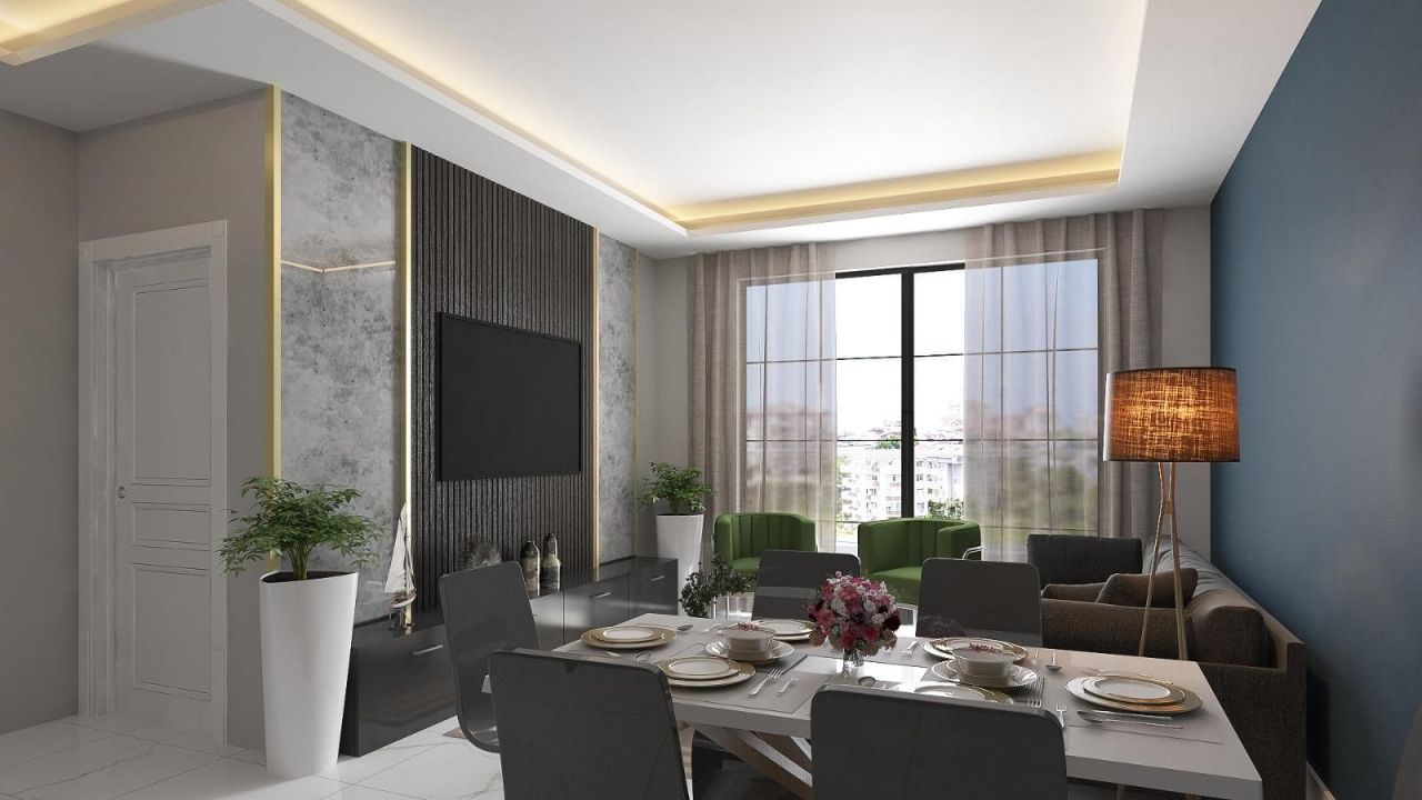 Квартира в Алании, Турция, 55 м² - фото 6
