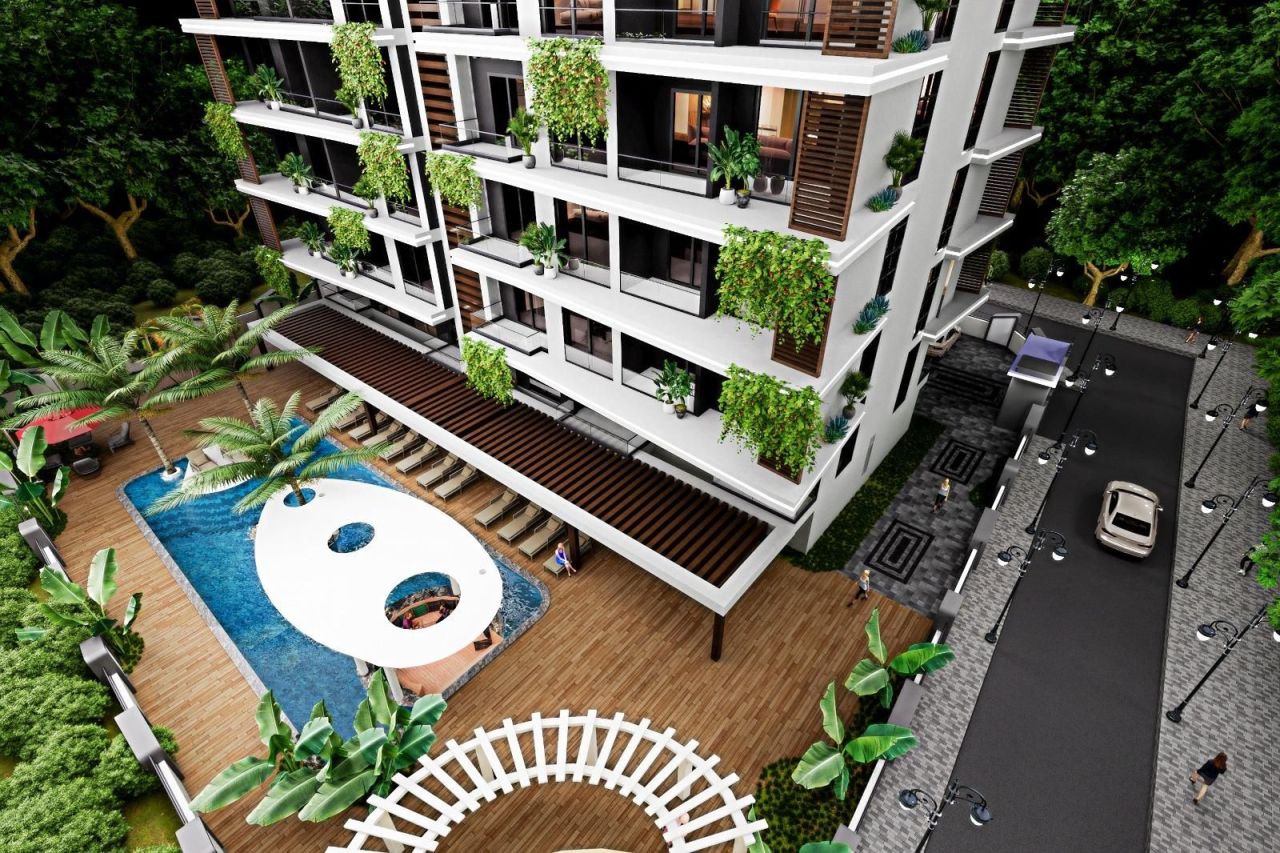 Квартира в Алании, Турция, 50 м² - фото 6