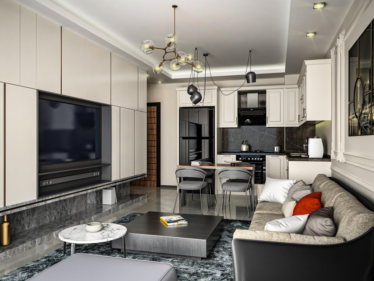 Квартира в Алании, Турция, 55 м² - фото 6