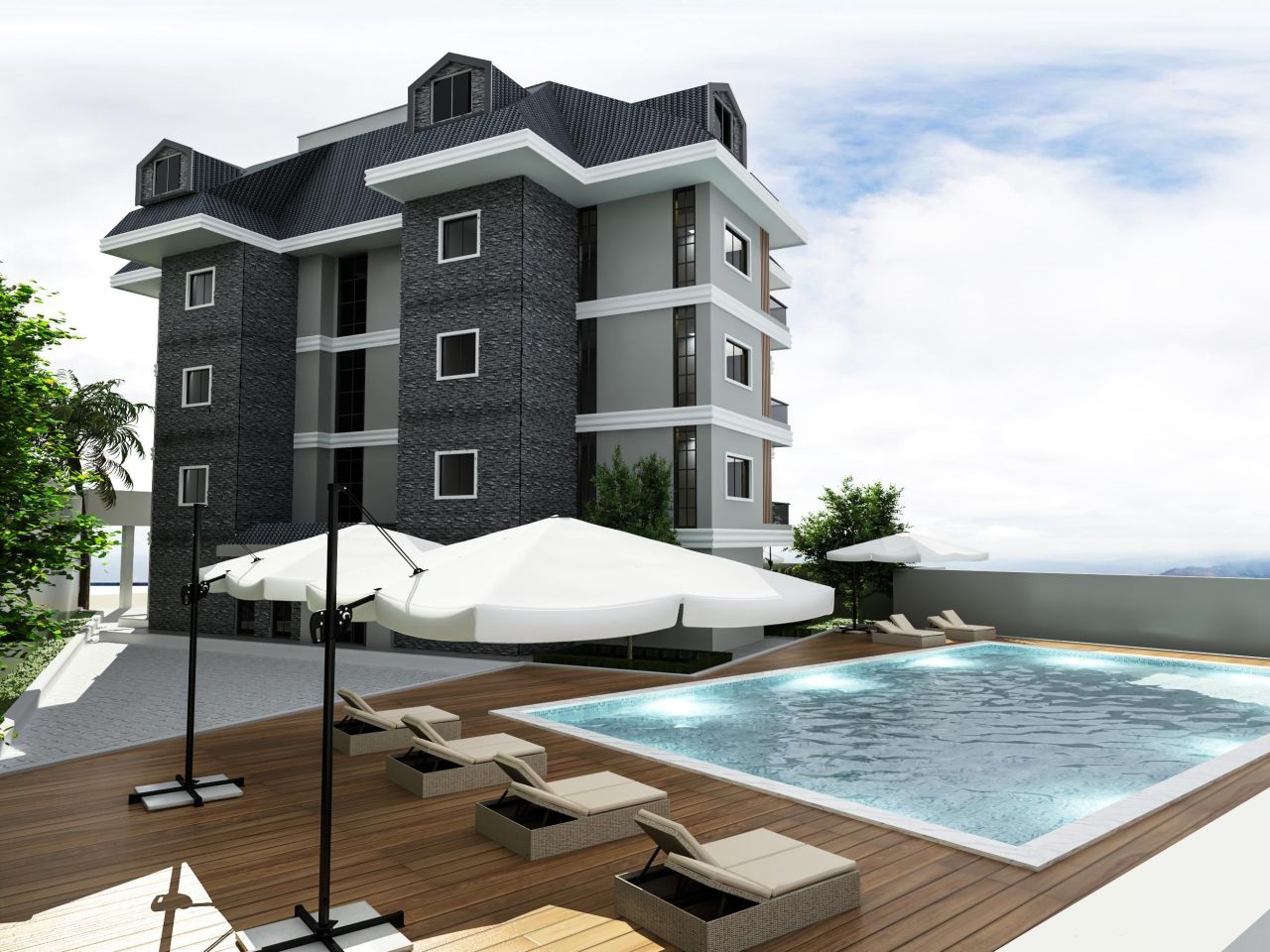 Квартира в Алании, Турция, 55 м² - фото 6