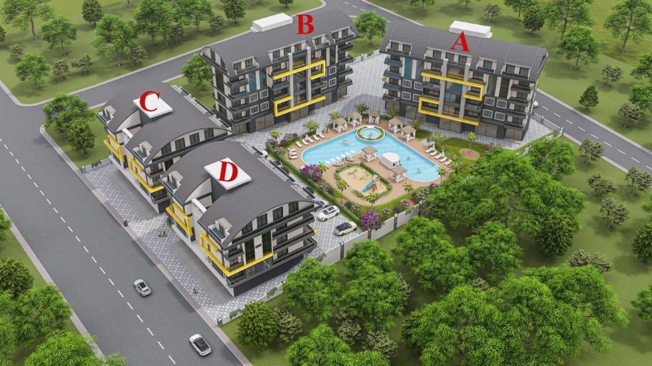 Квартира в Алании, Турция, 52 м² - фото 7