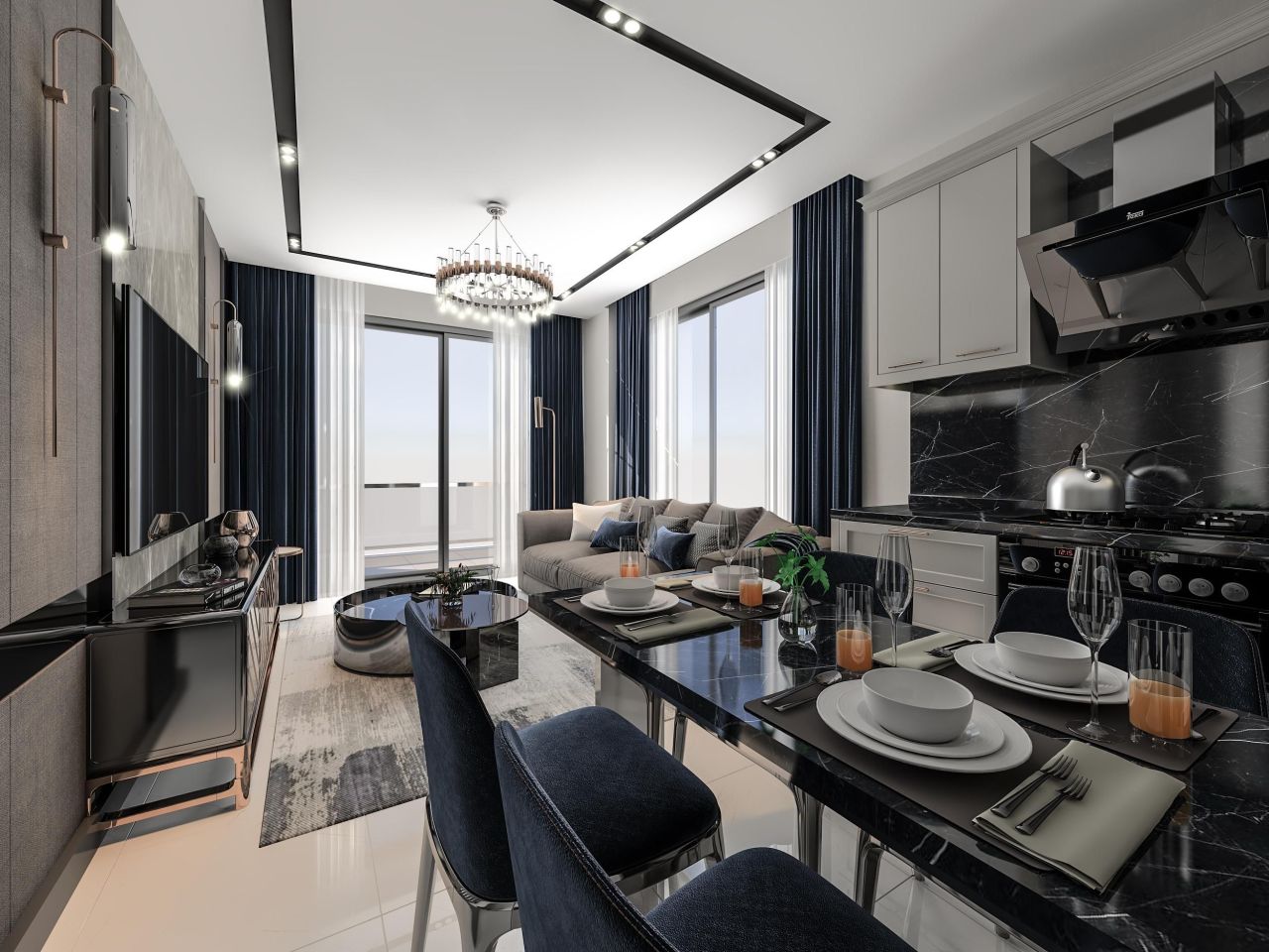 Квартира в Авсалларе, Турция, 55 м² - фото 7