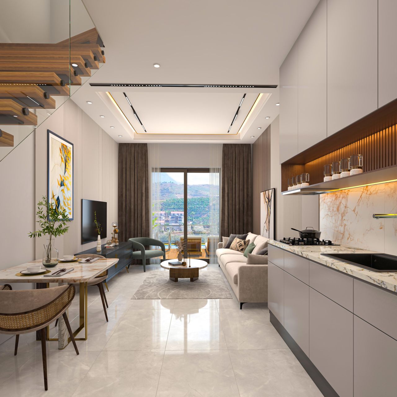 Квартира в Алании, Турция, 61 м² - фото 7