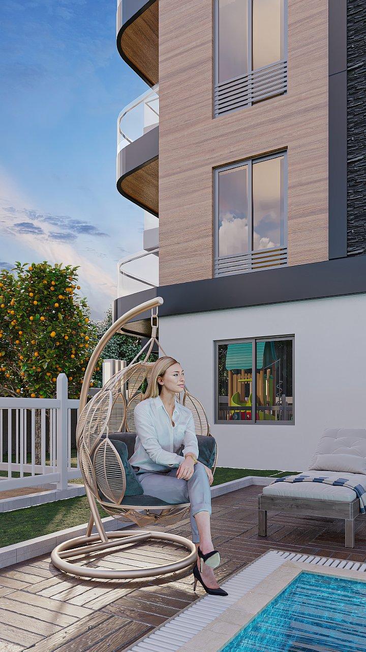 Квартира в Алании, Турция, 75 м² - фото 7