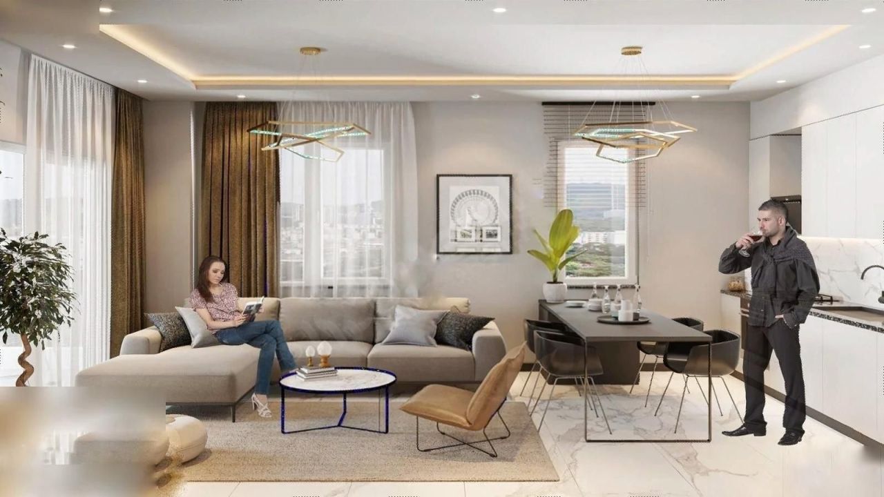 Квартира в Авсалларе, Турция, 48 м² - фото 7