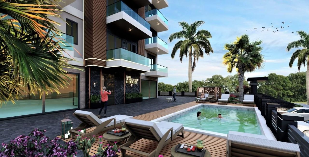 Квартира в Алании, Турция, 50 м² - фото 8