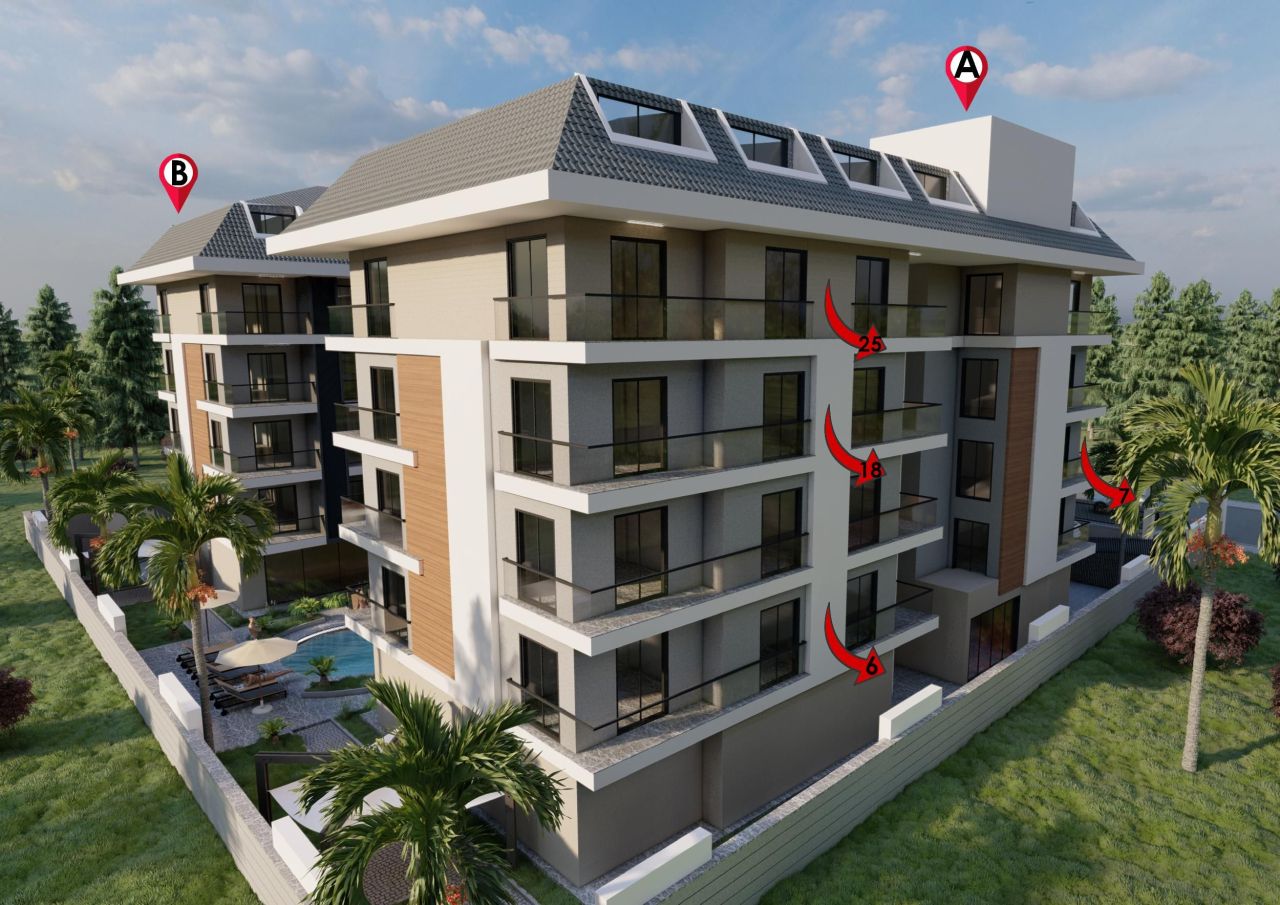 Пентхаус в Алании, Турция, 80 м² - фото 8