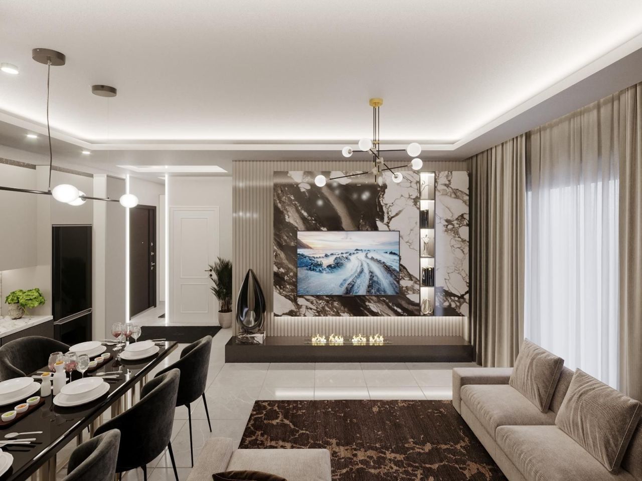 Пентхаус в Алании, Турция, 90 м² - фото 8