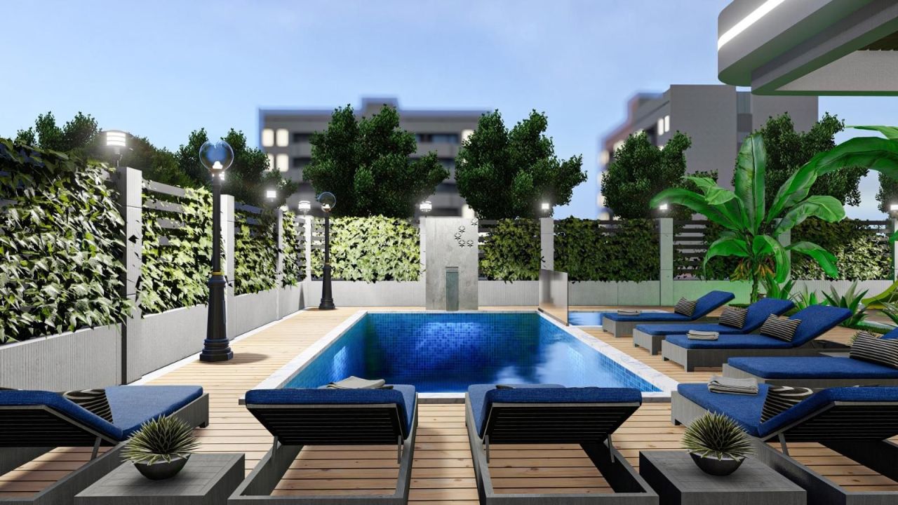 Квартира в Алании, Турция, 45 м² - фото 8