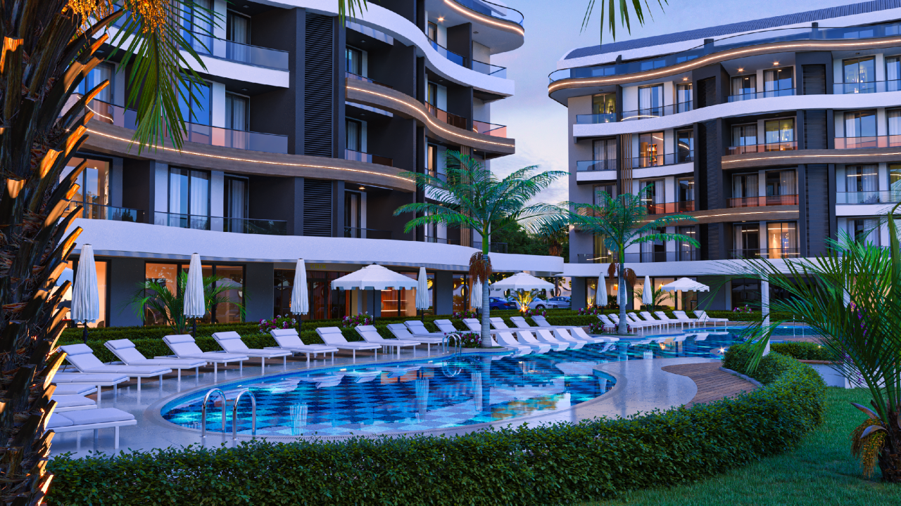 Квартира в Алании, Турция, 54 м² - фото 9