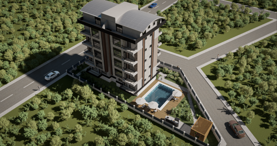 Квартира в Авсалларе, Турция, 45 м² - фото 9