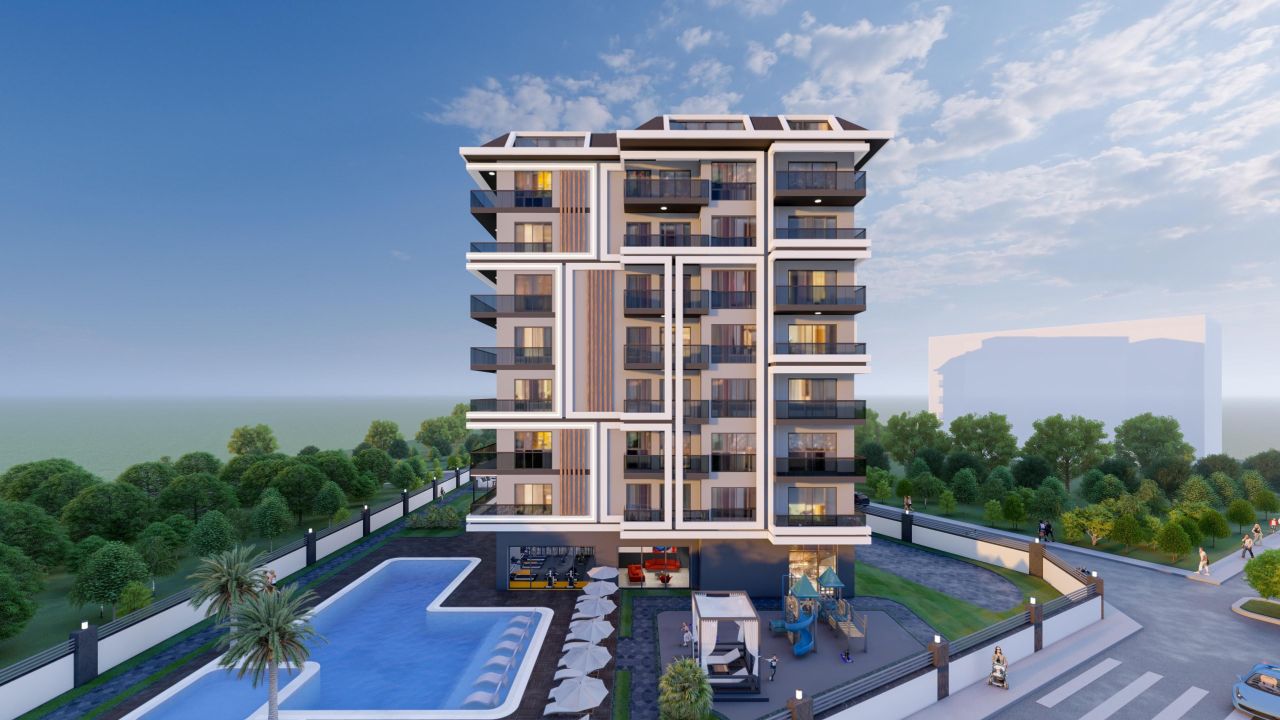 Квартира в Алании, Турция, 56 м² - фото 9