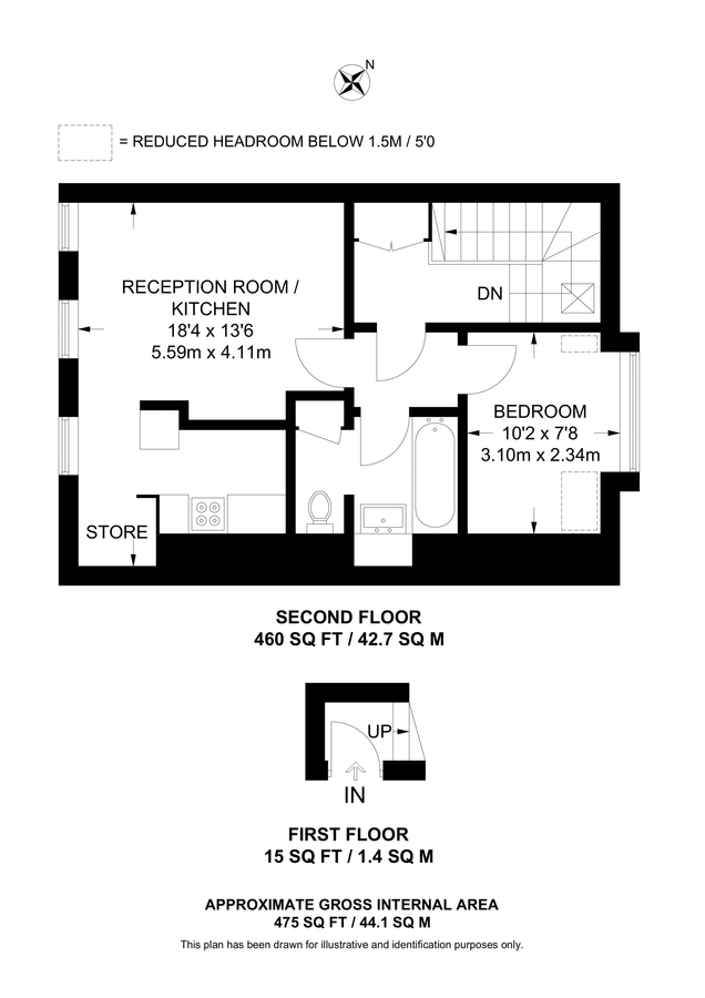 Квартира в Лондоне, Великобритания, 44 м² - фото 2