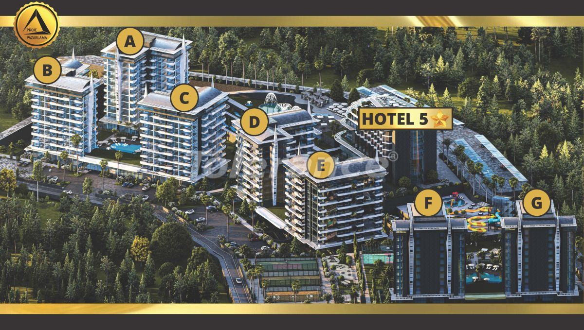 Апартаменты в Алании, Турция, 55 м² - фото 3