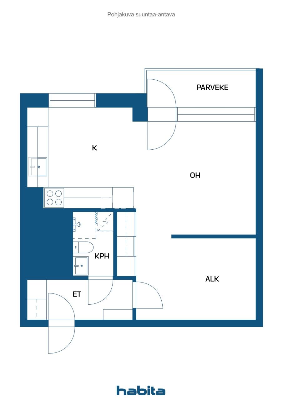 Апартаменты в Вантаа, Финляндия, 40 м² - фото 2