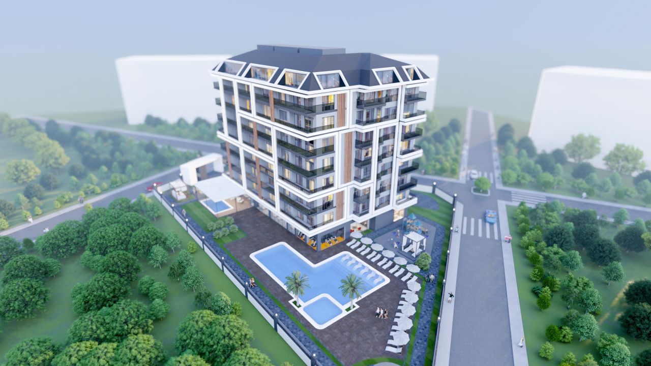 Квартира в Алании, Турция, 56 м² - фото 10