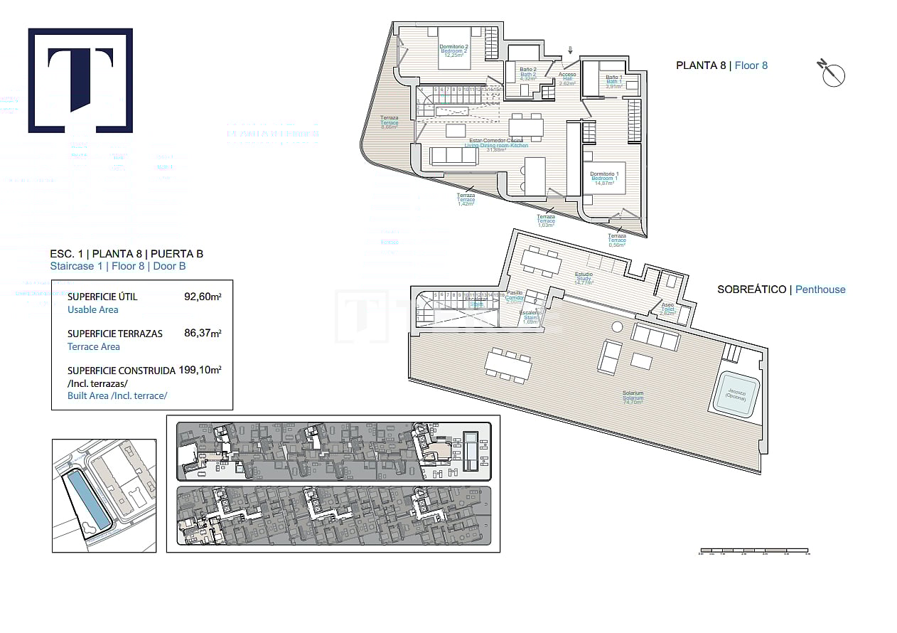 Пентхаус в Вильяхойосе, Испания, 64 м² - фото 14