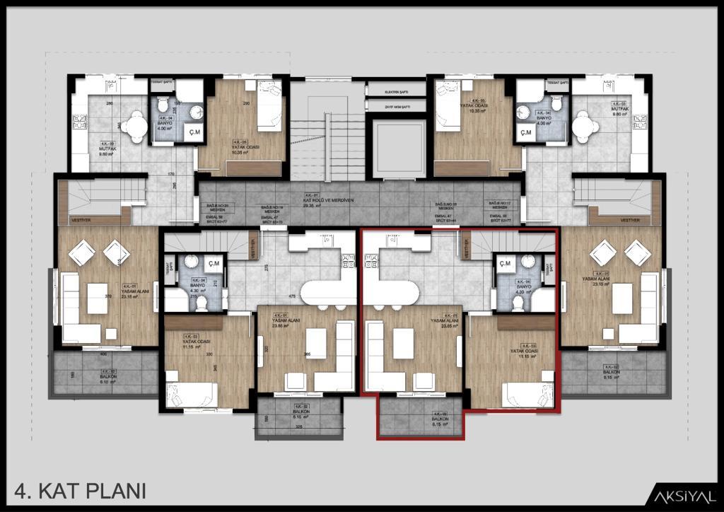 Квартира в Алании, Турция, 196 м² - фото 10