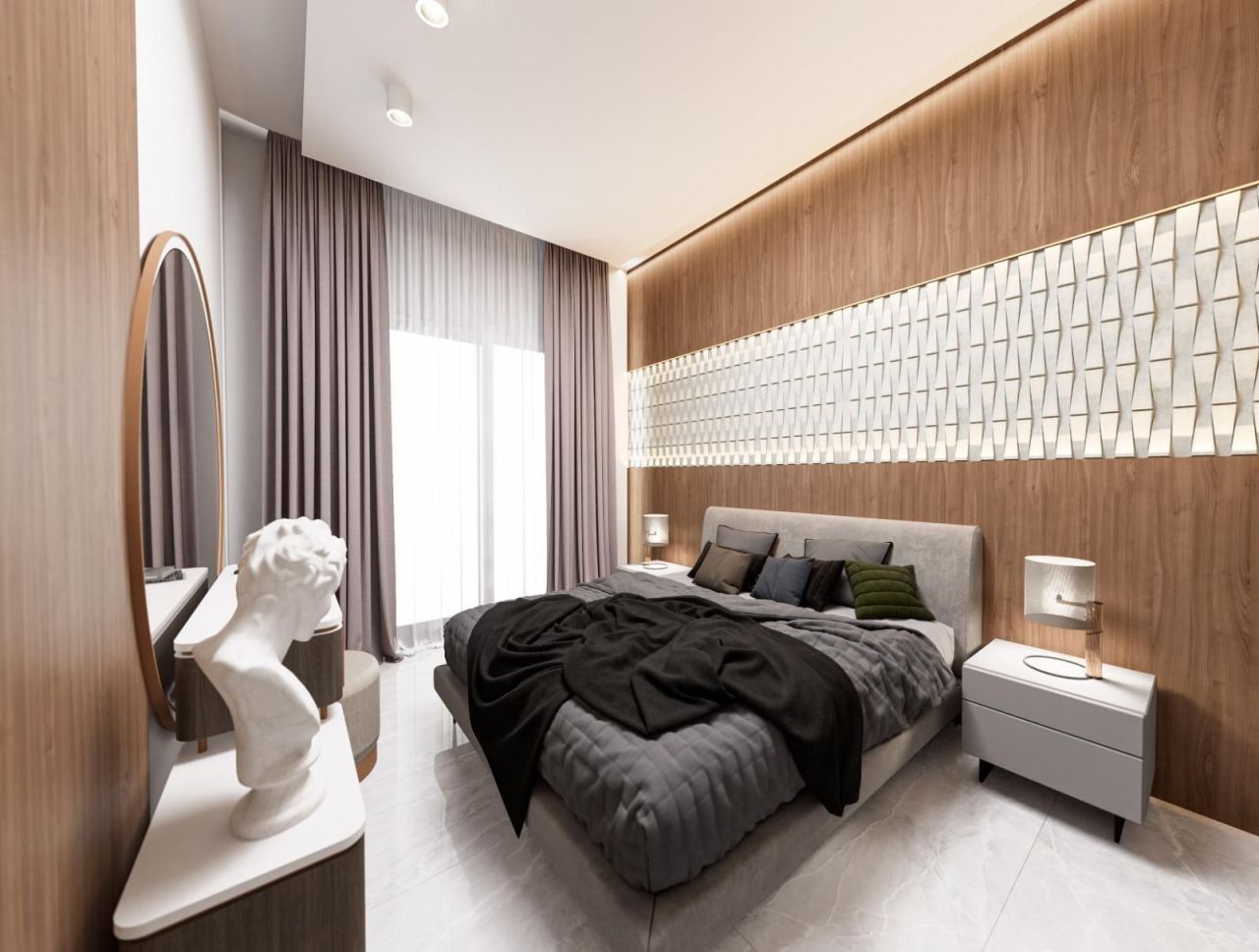 Квартира в Алании, Турция, 70 м² - фото 10