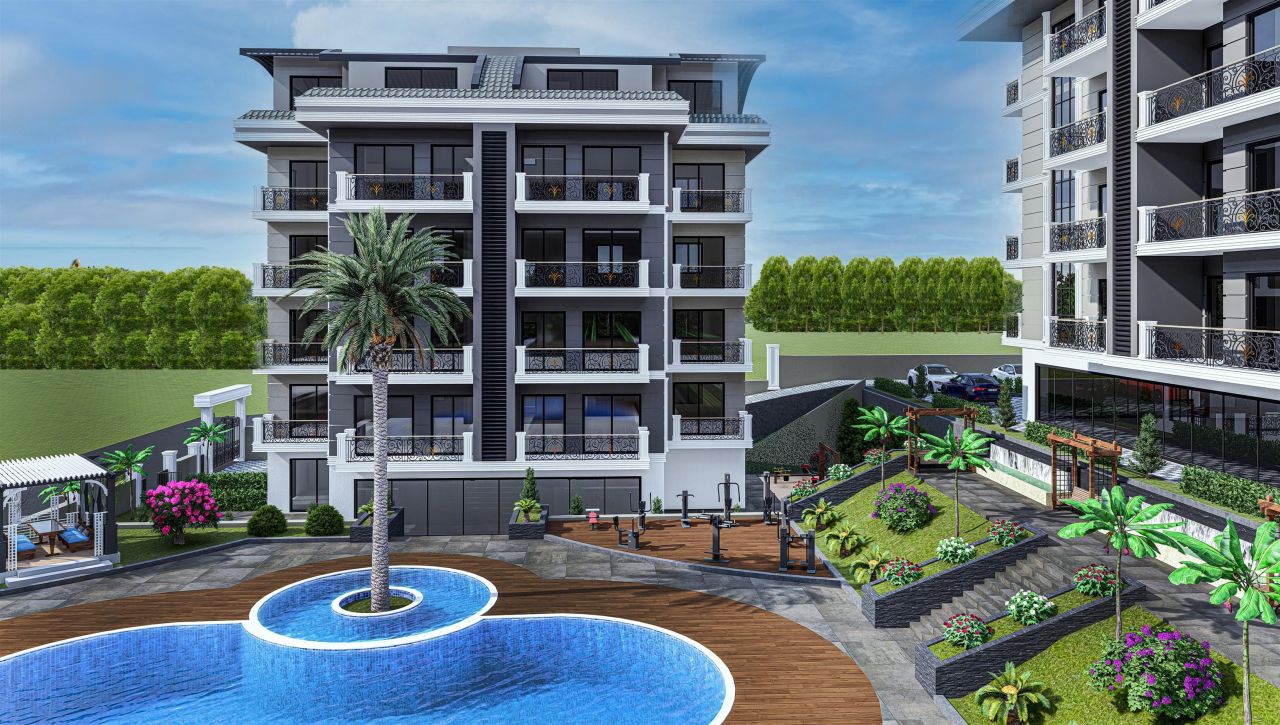 Квартира в Алании, Турция, 65 м² - фото 10