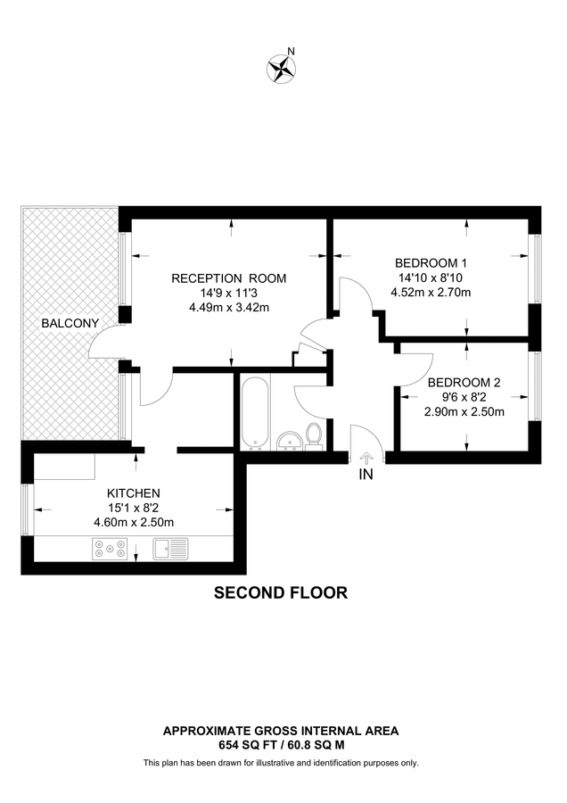 Квартира в Лондоне, Великобритания, 61 м² - фото 6