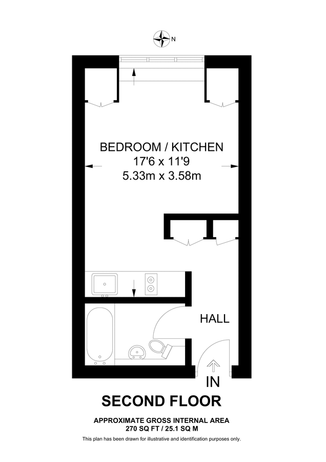 Квартира в Лондоне, Великобритания, 25 м² - фото 6