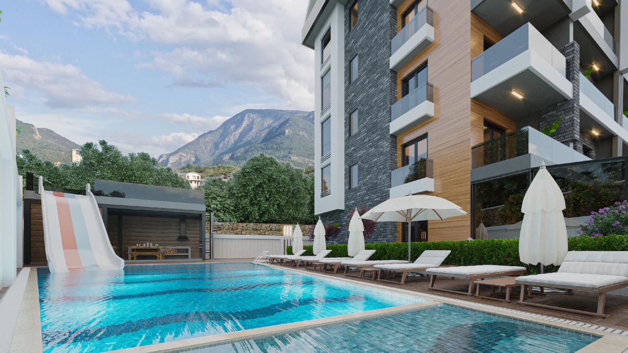 Квартира в Алании, Турция, 50 м² - фото 10