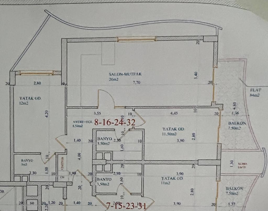 Квартира в Алании, Турция, 85 м² - фото 10