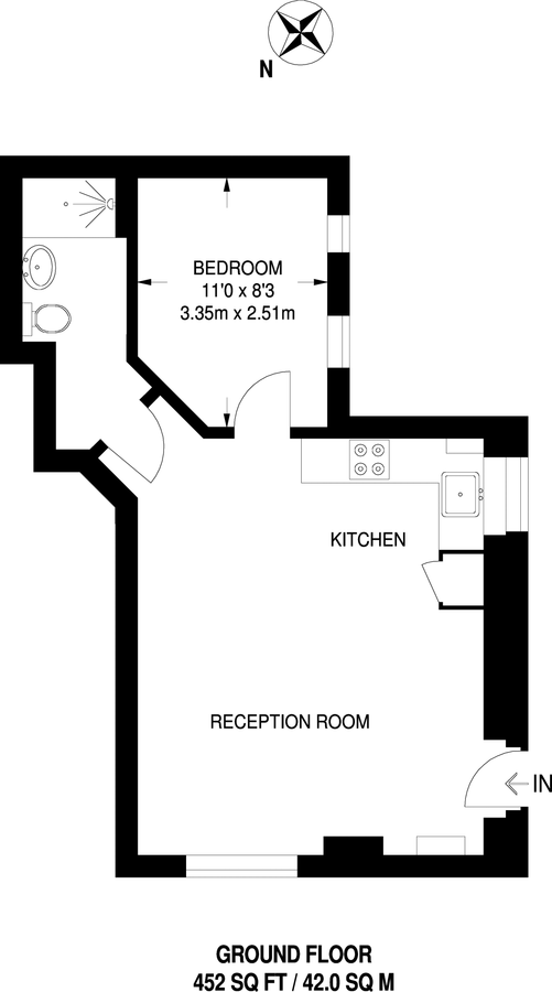 Квартира в Лондоне, Великобритания, 42 м² - фото 7