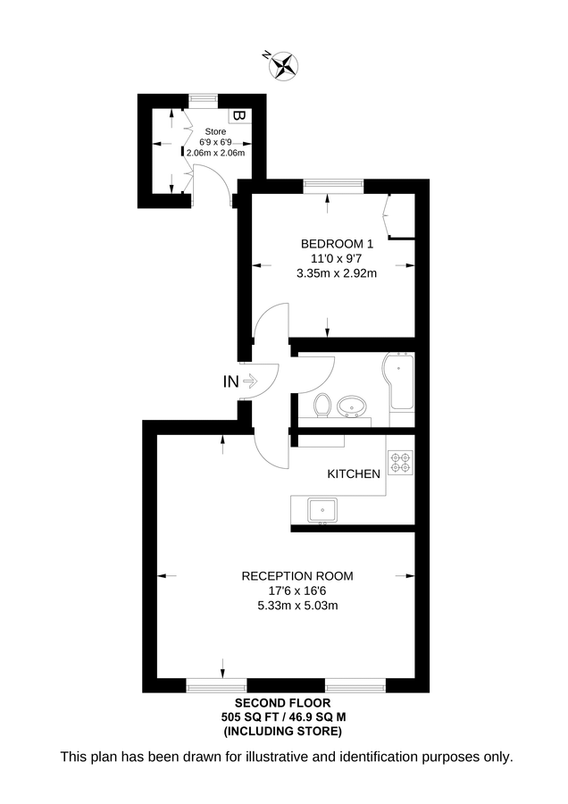 Квартира в Лондоне, Великобритания, 47 м² - фото 8