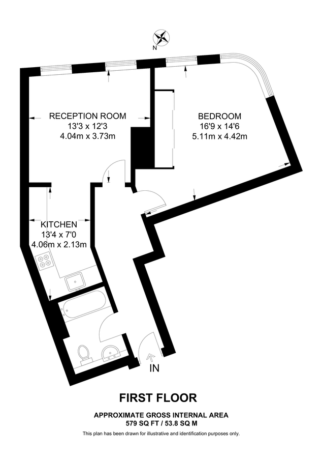 Квартира в Лондоне, Великобритания, 54 м² - фото 9