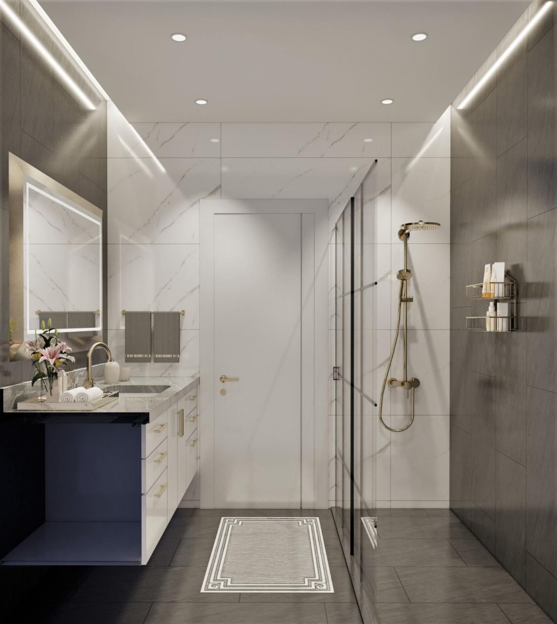 Квартира в Алании, Турция, 54 м² - фото 11