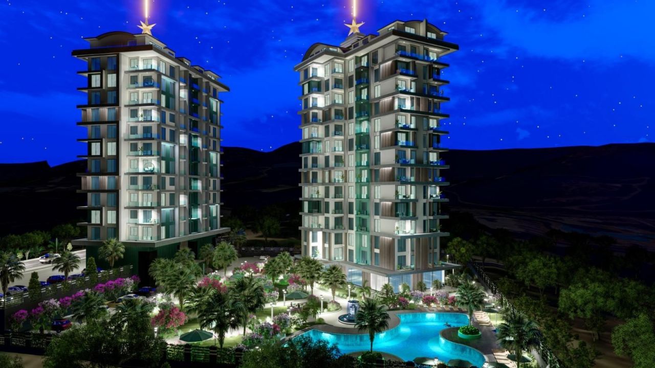 Квартира в Алании, Турция, 50 м² - фото 11