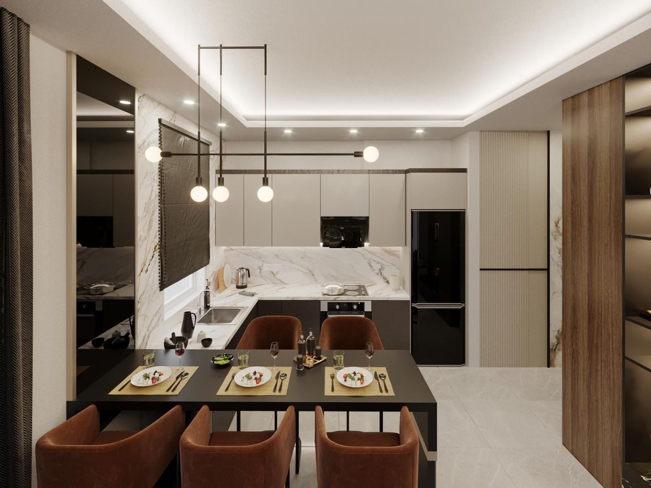 Квартира в Алании, Турция, 75 м² - фото 11