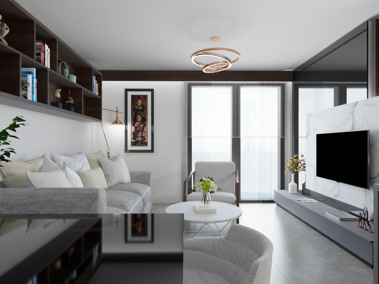 Квартира в Алании, Турция, 78 м² - фото 11