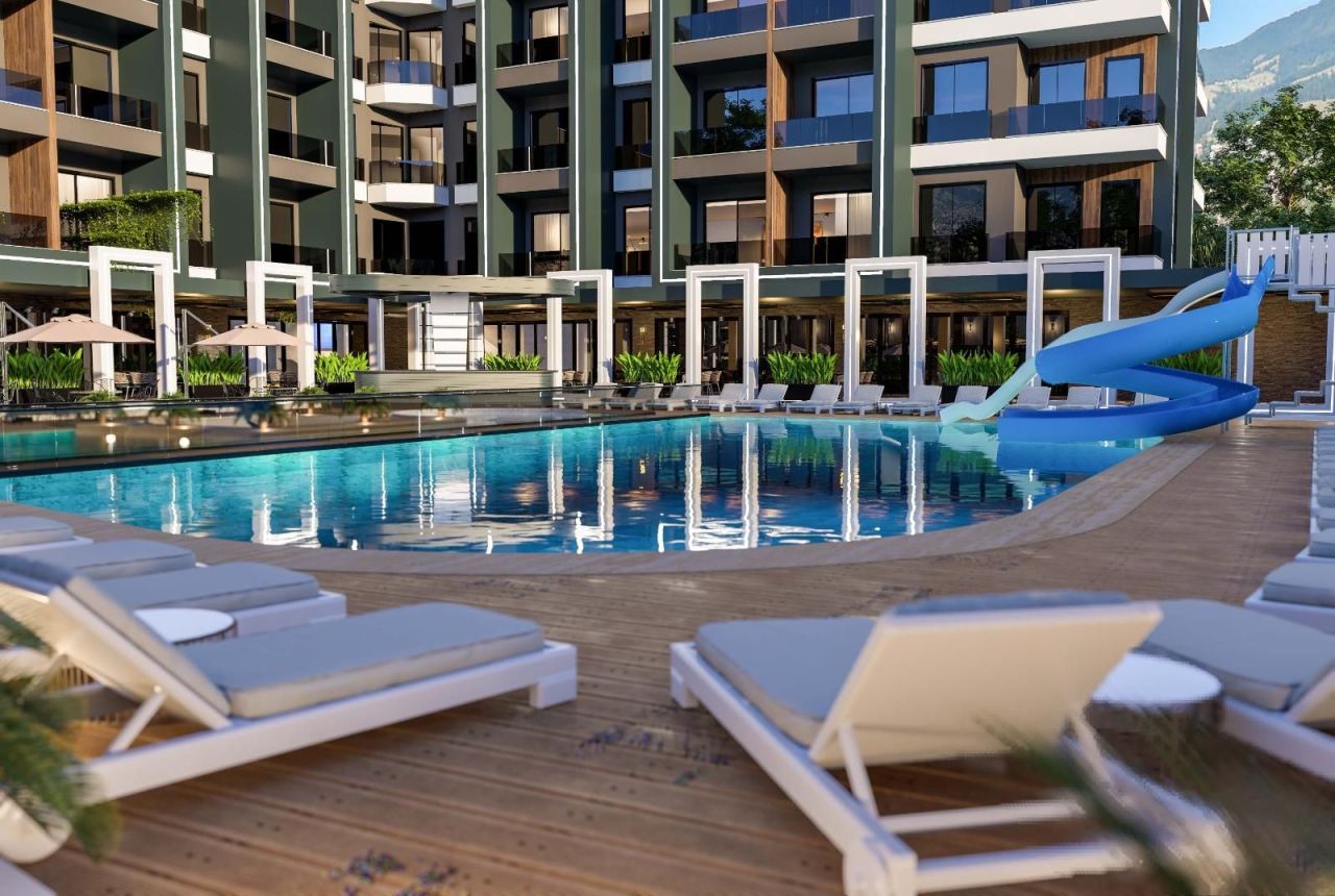 Квартира в Алании, Турция, 45 м² - фото 11