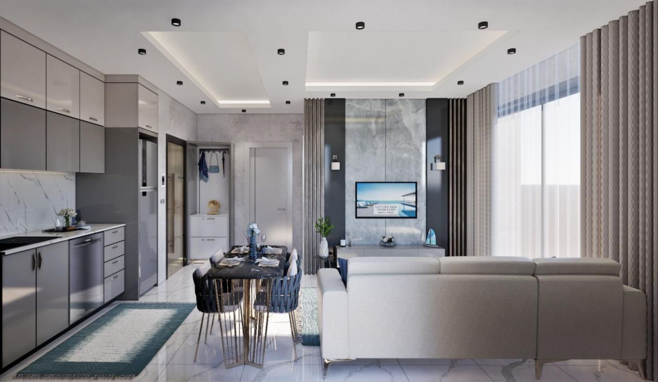 Квартира в Алании, Турция, 85 м² - фото 11