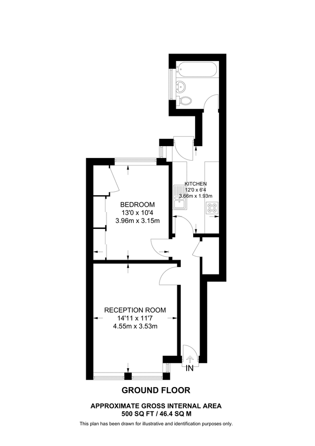 Квартира в Лондоне, Великобритания, 46 м² - фото 14