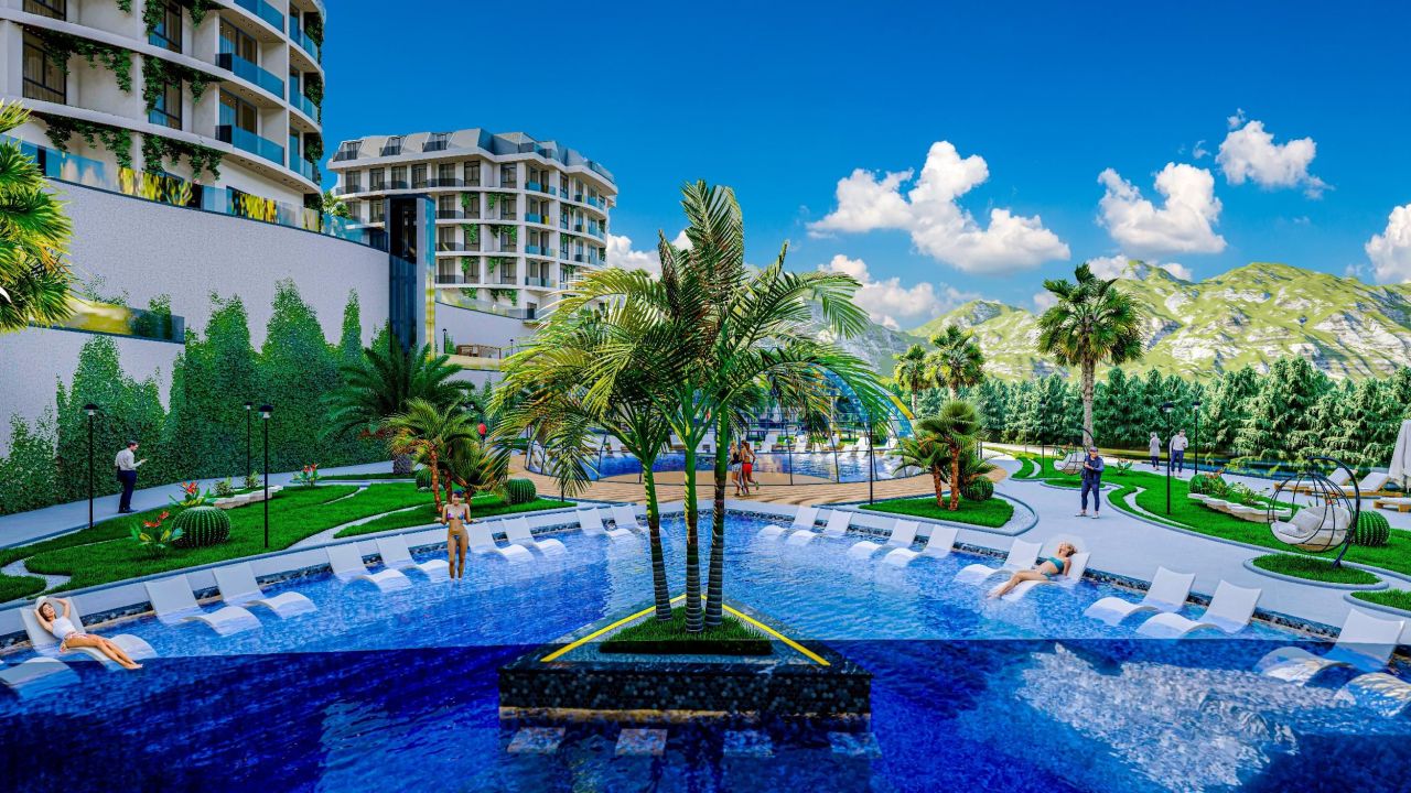 Квартира в Алании, Турция, 52 м² - фото 11