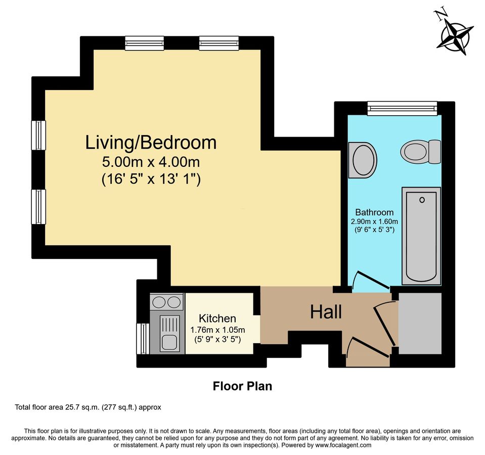 Квартира в Лондоне, Великобритания, 26 м² - фото 15