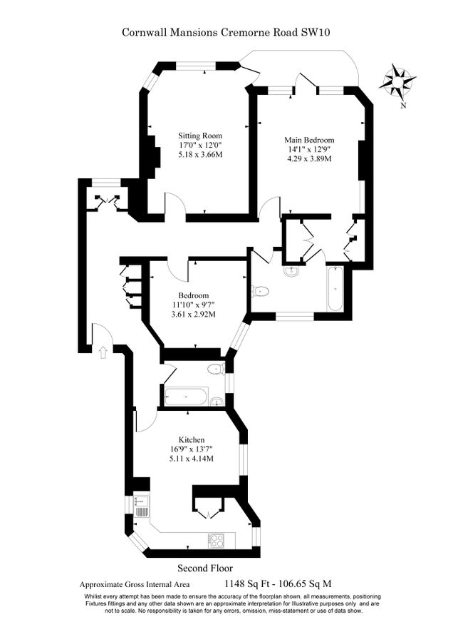 Квартира в Лондоне, Великобритания, 107 м² - фото 18