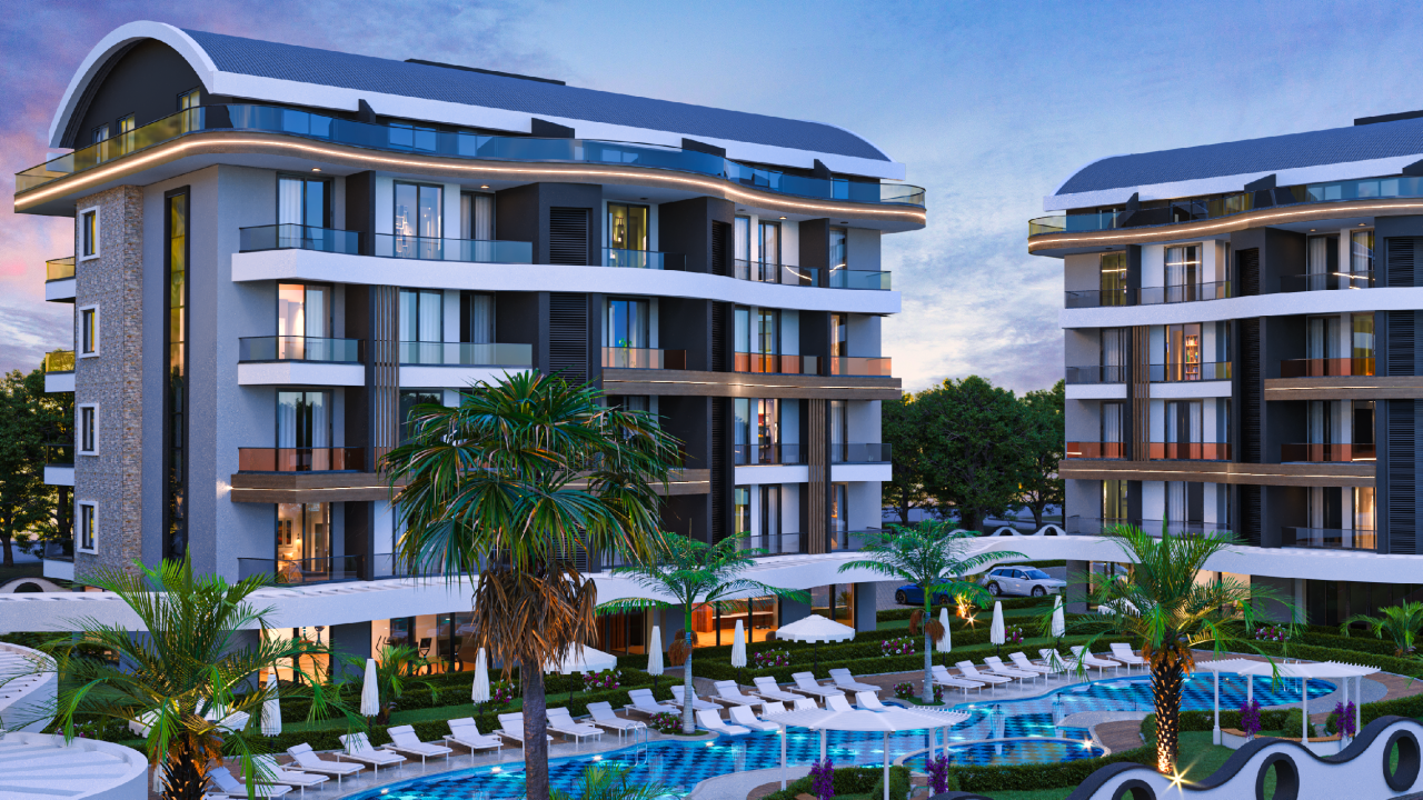 Квартира в Алании, Турция, 54 м² - фото 11