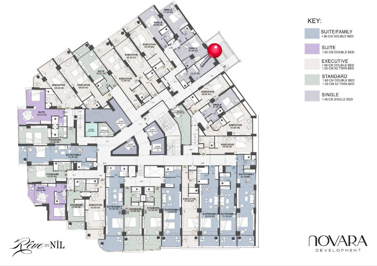 Отель, гостиница в Каире, Египет, 32 м² - фото 3