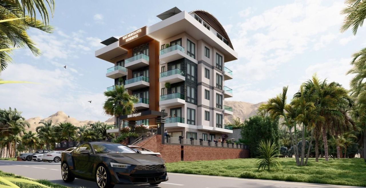 Квартира в Алании, Турция, 50 м² - фото 11