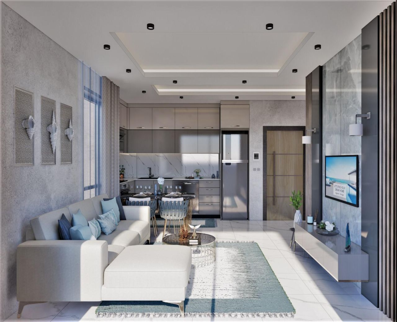 Квартира в Алании, Турция, 46 м² - фото 12