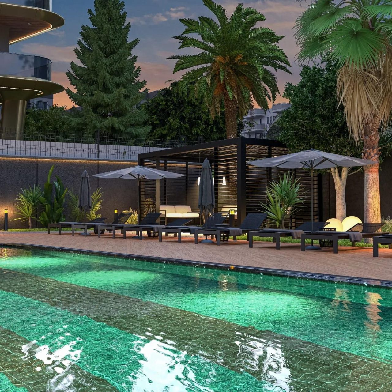 Квартира в Алании, Турция, 50 м² - фото 12